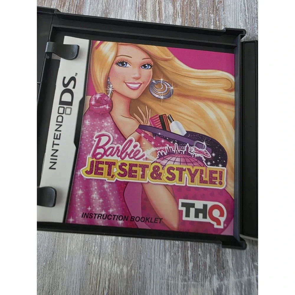 Barbie: Jet, Set & Style (Nintendo DS, 2011) - Complete